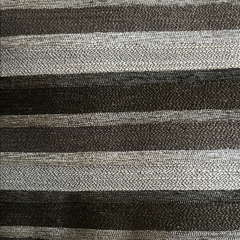 Striped Gray and Brown Throw Pillow - Picture 3 of 3